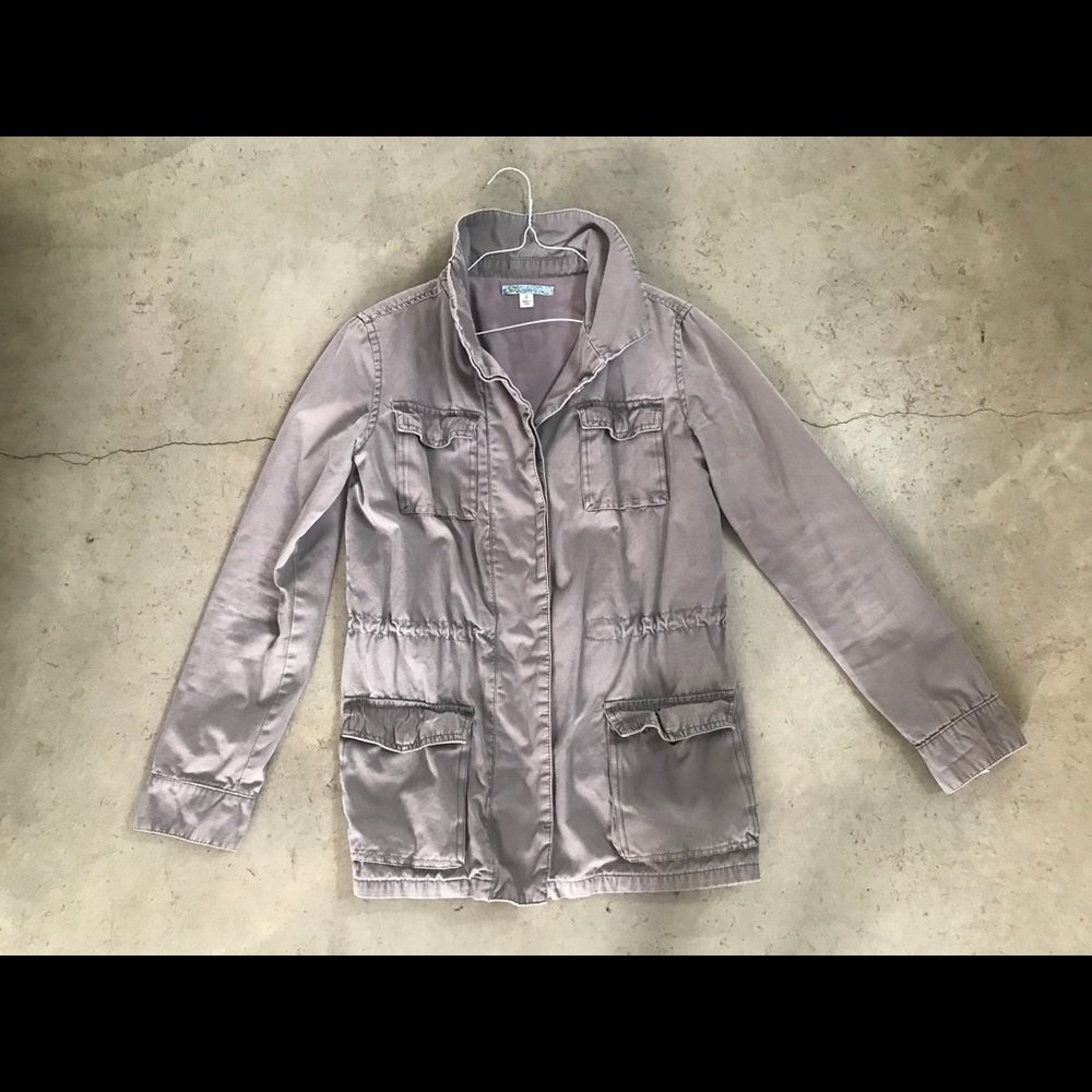Moonlight Khaki Button Down Jacket - image 1